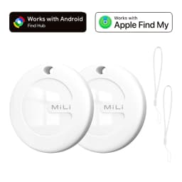 Dual System MiLi MiTag Smart Location Tag Bluetooth GPS Tracker Locator Keys Finder Works With Apple Find My & Google Find Hub