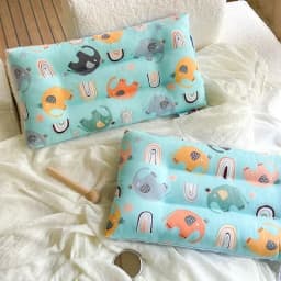 Children's Pure Cotton Skin-friendly Pillow Super Soft Baby Sleeping Pillow Removable Washable Kindergarten Special Nap Pillow