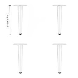 4pcs Coffee Table Support Desk Chairs Nightstands DIY Furniture Metal Legs Adjustable Furniture Table Legs for Sofa TV Cabinet