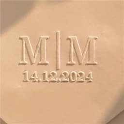 Customize Embossing Stamp Wedding Monogram Embosser Stamp, Personalized 2 Initials Embosser Stamp, Wedding Gift, Hand Held Embos