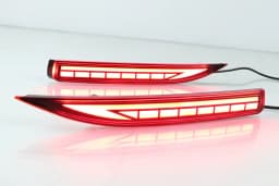 LED Reflector Rear Bumper Tail Light for Toyota Corolla Sedan 2019 2020 2021 Driving Brake Lamp with Dynamic Turn Signal YX Type