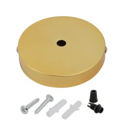 DIY Metal Ceiling Rose For Pendant Lighting Fixture D100 Vintage Ceiling Canopy Plate For Chandelier