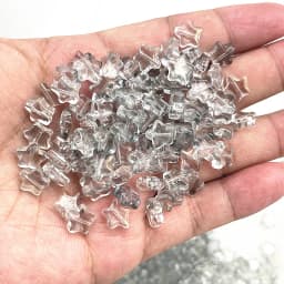 New 30pcs 8mm Five-pointed Star Matte Glass Beads Loose Spacer Beads for Jewelry Making DIY Handmade Bracelets Earrings
