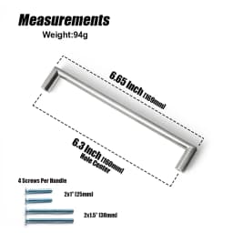 Goo-Ki Champagne Bronze Cabinet Pulls Black Cabinet Handles for Dresser,Wardrobe&Cupboard,Zinc Alloy Kitchen Cabinet Handles