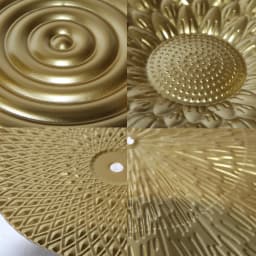 Iron Wrought Wall Hanging Decoration Golden Irregular Disc Wall Pendants Frame Ornament Room Home Decor Crafts Nordic INS Style