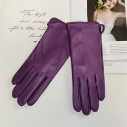 Sheepskin Gloves Women's New Knitted Lining Spring Classic Versatile Multicolor Driving Gloves Leather Autumn