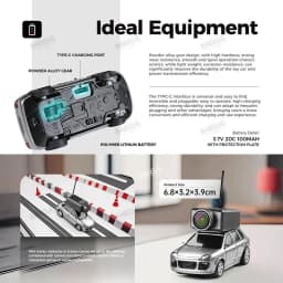 Wltoys 6401-C 1/64 FPV Mini RC Car&Runway Mats 2.4GHz First Person View Gyroscope Remote Control Car with HD Camera Racing Toy