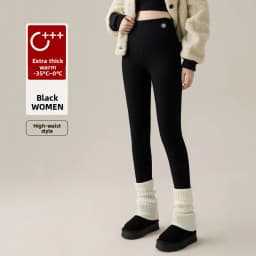 Extra Thick Warm Pants Lamb Velvet Fleece Lined Autumn Winter Style plus Size Cotton Trousers Women's Outdoor Wear Base Layer...