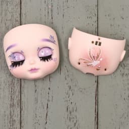 ICY DBS OOAK Blyth doll Hand-Painted Face Plate Including Back Plate Screws Lips carved 1/6 BJD Anime Girl