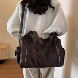 Soft Interior Compartment Shoulder Bags 2026 High Quality Contrasting Colors Bags for Women Fashion Zipper Pu Women's Handbags