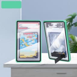 Aluminum Alloy Multicolor Trading Card Protect Metal Case with Stand, For PSA BGS Graded Card Slab Display, For PTCG Collectors