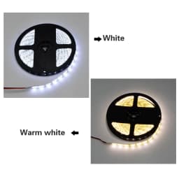 Motion Sensor LED Under Cabinet Light Bed Night Light 1M-5M LED Strip Tape Night Sensor Lamp With 110V-220V to 12V Power Adapter