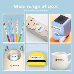 Name Sticker Custom Waterproof Kawaii Decals Personalized First Name Label for Children School Stationery Bottle Tag