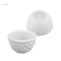 Silicone Succulent Planter Mold Holder Mold Flower Basket Base Molds Suitable for Candle Holder