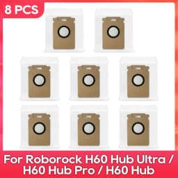 Fit for ( Roborock H60 Hub Ultra / H60 Hub Pro / H60 Hub ) Dust Bag Filter Vacuum Cleaner Parts Accessories Replacement