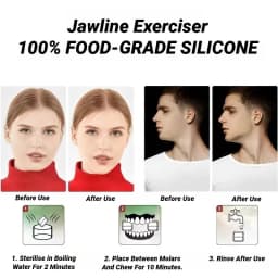 U Shape New Facial Jaw Exerciser And Neck Toning Jawline For Men Women Face Muscle Trainin Resistance Levels Double Chin Reducer
