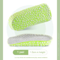Height Increase Insole Seven Point Invisible Inner Heightening Pad Sneaker Half Cushion Sports Shoes Boost Pads for Men Women