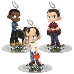 Gta 5 Game Acrylic Figure Display Stand Model Plate Double Sided Cartoon Design Wholesale Friends Girl Gift Ornaments Keychain