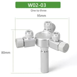 Stainless Steel Multi-Channel Aquarium CO2 Separator Distributor Check Valve Fish Tank CO2 Generator CO2 Regulator Accessories