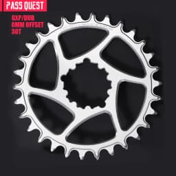 Round Oval 0mm Offset For SRAM Gx XX1 Eagle GXP PASS QUEST Crankset Round MTB Narrow Wide Chainring 28T 30T 32T 34T 36T 38T