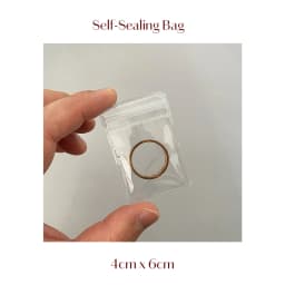 10/20 Pieces Self-sealing Bracelet Earrings Plastic Transparent Jewelry Gift Storage PVC Bag For Small Business Customize Logo