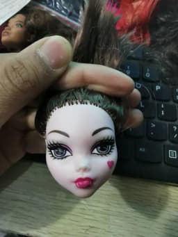 1/6 Makeup Doll Head Girl Dressing DIY Toy Parts Children Favor dongcheng san doubao