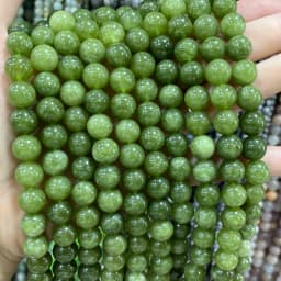 6 8 10MM Natural Stone Jade Chalcedony Round Multicolors Loose Beads For Jewelry Making Diy Charm Bracelets Necklace Accessories