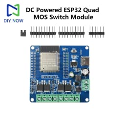 DC 5-60V ESP32 2/4-Way MOS Switch Module Single-Way Relay Module ESP32-32E Module WIFI Bluetooth Development Board UART Burning