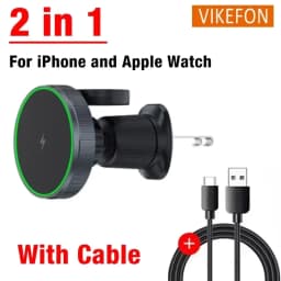 Magnetic Car Wireless Charger RGB For iPhone 13 14 15 16 17 Pro Max Macsafe Car Phone Holder Stand Mount Fast Charging Station