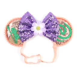 Mouse Ears Adjustable Headband Cartoon Sequin Bows Headband Birthday Party Christmas Princess Cosplay Costume For Women Adult