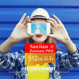 Ultimate TF Cards Memory Card SD Cards Micro TF SD Card 64GB 128GB 512GB Ultra HD C10 for Nintendo Switch Driving Recorder
