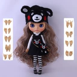 ICY DBS Blyth Doll 1/6 Joint 30cm tan Skin Matte Face Girl Set Doll BJD Toy Gift