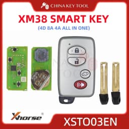 Xhorse XM38 Smart Key Remote 4D 8A 4A All in One For Toyota Lexus: XSTO03EN Global Version With Logo