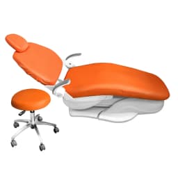 4Pcs/Set Dental Chair Cover PU Leather Unit Elastic Waterproof Protective Case Chair Seat Cover Dentist Equipment Dentistry Lab