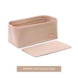 Purse Organizer insert for LV speedy25 30 35,tote Bag Organizer,Bag Divider,Felt Organizer Insert,with Zipper Pocke tBag in Bag