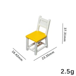 1/12 Dollhouse Miniature Wood Desk Mini Plastic Coffee Table Chairs Multistyles Simulation Furniture Model Toys