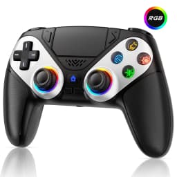 RGB Light Controller For PlayStation 5/PS5 Pro/Slim/PC Wireless Gamepad Marco/Turbo NO Drift Hall Effect Gaming Control Joystick