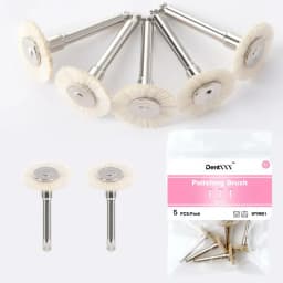 5Pcs/Pack Polishing Brush Felt Wheel Wool Cotton Polishing Brushes Polishers for Rotary Tools 2.35mm Polishing Wheel