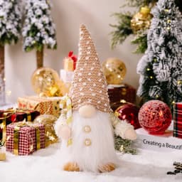 30cm Glowing Gnome Christmas Decorations 2026 Faceless Plush Dolls Elf Home Ornaments Navidad New Year 2027 Gift