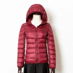 Women's Lightweight Casual Hooded Down Jacket Autumn Winter Minimalist Short Down Coats Female Solid Color Zipper Warm Outerwear