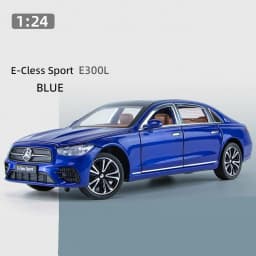 1:24 E-Class E300 L Alloy Car Model Diecasts Metal Toy Vehicles Car Model Simulation Sound and Light Collection Childrens Gifts