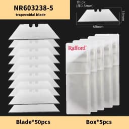 Radford Cuchillas De Utilidad SK2 Con Gancho - Acero De Arte, Cuchillo Bocina Seguridad Con Caja De Almacenamiento Para Cortar