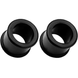 2PCS Flexible Silicone Skin Ear Tunnels Plugs Hollow Flesh Color Gauges Piercing Expander Earring Body Jewelry Earlets 3-20mm