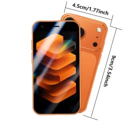 Mini smartphone with a 3.0-inch screen, 2GB RAM, and 16GB storage space. Support multiple applications, facial recognition