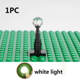 1PC DIY 1x4 Building Block Lamp Street Light Electric Decorate 1X1 LED Brick USB City Lighting