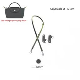 Leather Replacement Crossbody Bag Strap Fit for 2024 New Longchamp mini shoulder strap without punching modification