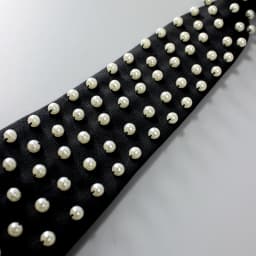 1pc Hand-beaded Academic Style Pre-tied Necktie - Black Women's JK Uniform Tie for Stylish Shirts | Trendy Elegant Streetwear Ve