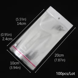OPP self sealing transparent plastic bag, cellophane, self-adhesive packaging, jewelry, candy, cookies, gift packaging bag
