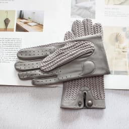 Goatskin Touch Screen Leather Gloves Women's Motorcycle Riding Unlined Four Seasons Thin Car Driving Full Finger Driver