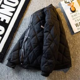 Thickened Fleece Baseball Style Men's Jacket Outdoor Casual Autumn Winter Windproof Warm Polyester Fabric Long Sleeve Coat